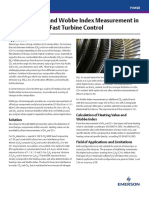 Heating Value and Wobbe Index Measurement in Natural Gas For Fast Turbine Control