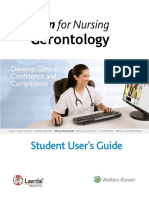 Gerontology: Student User's Guide