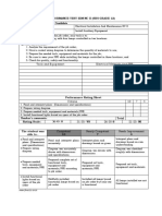 Performance Test Eim NC Ii (Shs Grade 12) : Tools and Equipment: Electrical Materials and PPE