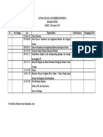 Jadwal Gelang Ajar Pembina Pramuka