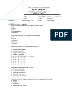 Soal Pas Biologi Kelas X Semester 1