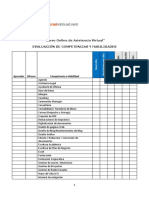 Evaluación de Competencias y Habilidades PDF