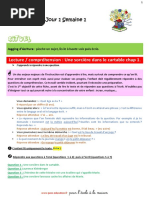 1a CM1 Semaine 1 Français Notice Parent