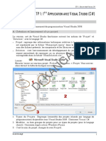 TP - 1 1ère APPLICATION AVEC VISUAL STUDIO (C#)