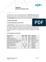 System Specification - : For Ecofit Piping Systems in Polyethylene (Pe)