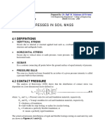 Stresses in Soil Mass: 4.1 Defifintions