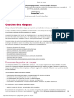 Gestion Des Risques PDF