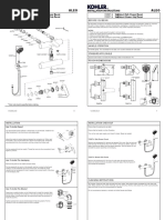 Aleo 掛墻式浴缸龍頭 - K-72282T 1493088968 - 安裝 PDF