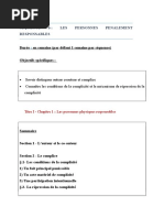 Cours Droit Penal Et Procedure Deuxieme Partie