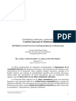 5-6. El Clima Comunitario y La Relación Fraterna