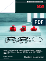 Plug Connectors and Prefabricated Cables For SEW Motors DT - DV and MMC