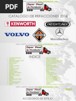 Catalogo de Refacciones Supror Diesel de Occidente 2018