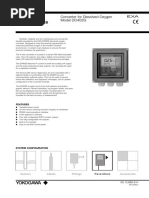 General Specifications: Converter For Dissolved Oxygen Model DO402G