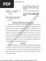 Defendant FAB and Keller & Bolz Motion For Sanctions v. Schneider's and Counsel (D.E. 480-FAB V SCH, 16-009292-FL 15th Circuit)