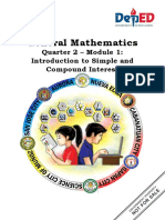 General Mathematics: Quarter 2 - Module 1: Introduction To Simple and Compound Interest