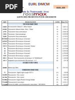 Listing DMCM1 Mars 2018