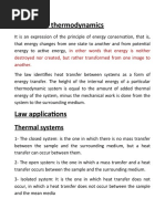 First Law of Thermodynamics