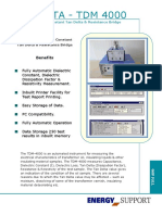 Tan Delta - TDM 4000: Benefits