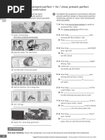 2B GRAMMAR Present Perfect + For / Since, Present Perfect: Continuous