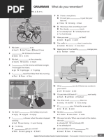 INTRODUCTION GRAMMAR What Do You Remember?