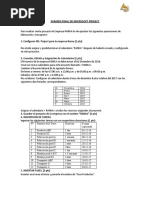 Examen MS Projet