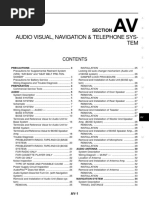 Audio Visual, Navigation & Telephone Sys-TEM: Section