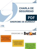 Charla de Seguridad Sindrome de Burnout