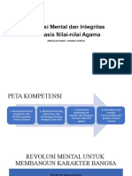 Revolusi Mental Dan Integritas Berbasis Nilai Agama - PPT