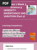 Non-Mendelian Inheritance Part2 PDF