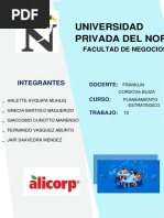 Examen Final Alicorp Planeamiento Estrategico