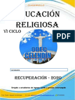 Educación Religiosa - Cuadernillo de Recuperación