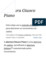 Abertura Giuoco Piano 