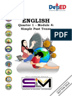 English: Quarter 1 - 4: Simple Past Tense