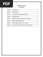 Image Processing Lab Manual