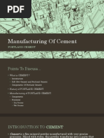 Manufacturing of Cement