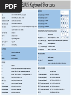 Sibelius Quick Reference