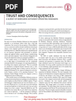 Trust and Consequences: A Survey of Berkshire Hathaway Operating Managers