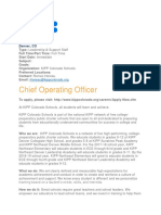 Chief Operating Officer: KIPP Colorado