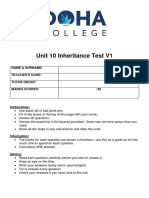 Inheritance Teset V1 2018 PDF