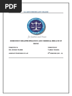 S.S. Jain Subodh Law College: Dishonest Misappropriation and Criminal Breach of Trust