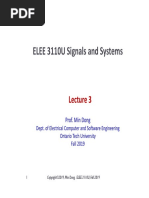 Signals and Systems Lecture Notes 3 OTU