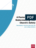 A Pastor's Guide To Understanding Your Church's Safety: Developing A Security Plan That Fits Your Unique Ministry