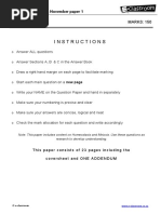 Grade 10 - Life Science - November Paper 1