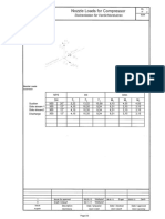 Table of Nozzle Forces Moments and Nozzle Thermal Displacements For Refrigeration Compressors