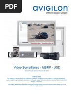 Avigilon Video Price List - October 2019 - MSRP - USD - Global