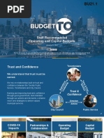 City of Toronto 2021 Capital and Operating Budget