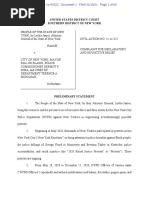 Filed Complaint Ny V Nypd 1.14.2021