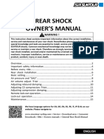 Rear Shock Owner'S Manual: Warning !