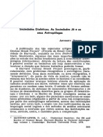 Seeger, Anthony - Sociedades Dialéticas - As Sociedades Jê e Os Seus Antropólogos PDF