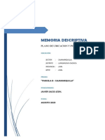 Memoria - Parcela B Cajamarquilla v02